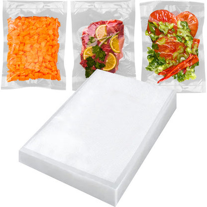 Set 50 Pungi Vidat Alimente 20x30 cm idealSTORE, Compatibile Aparat de Vidat, PE PA