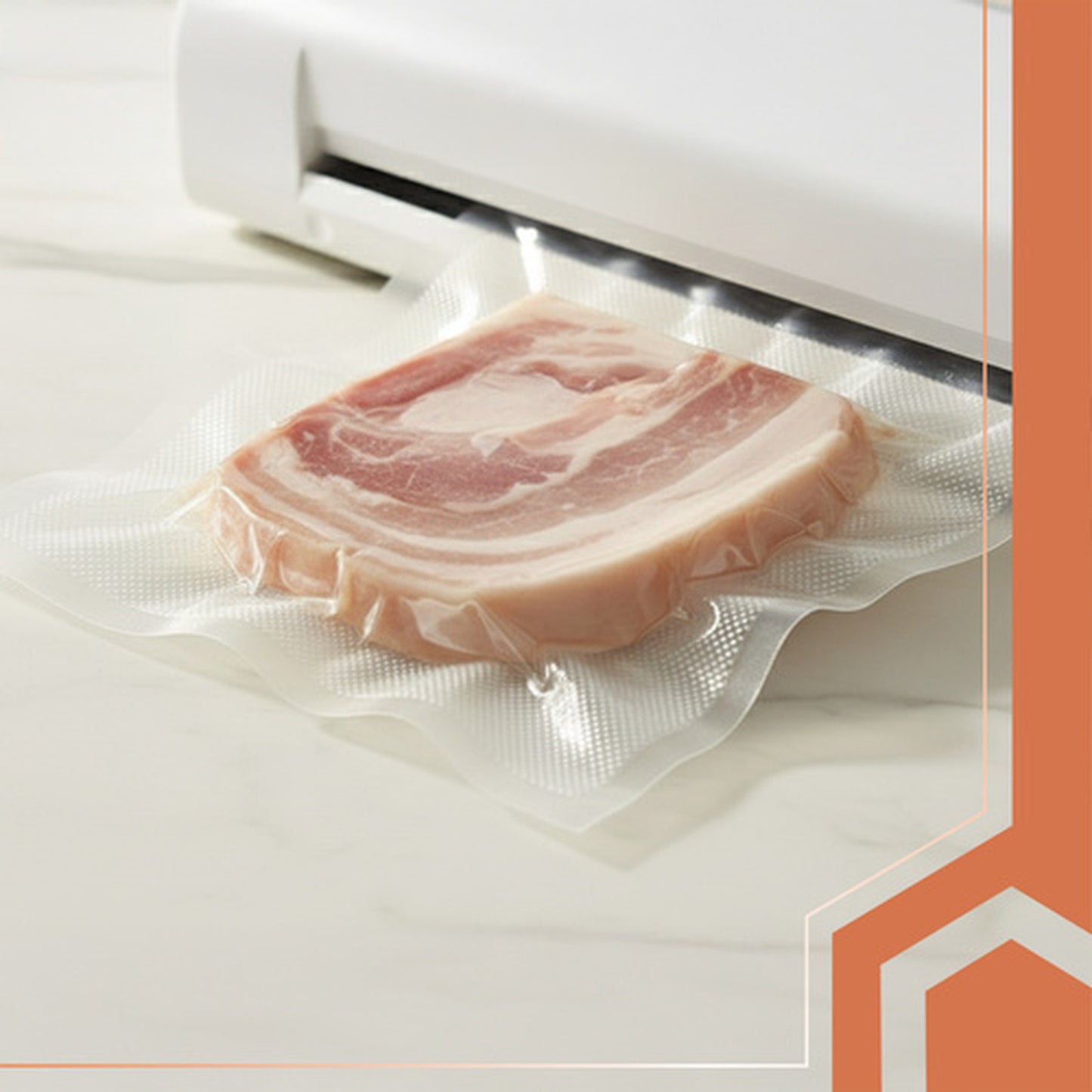 Set 50 Pungi Vidat Alimente 20x30 cm idealSTORE, Compatibile Aparat de Vidat, PE PA