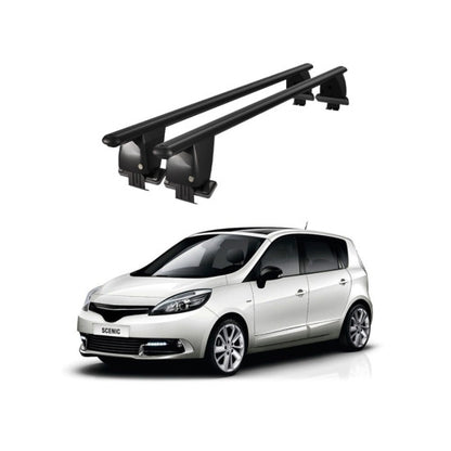 Bare transversale portbagaj Renault Grand Scenic 2013-2016 idealSTORE, aluminiu, plafon neted, negru