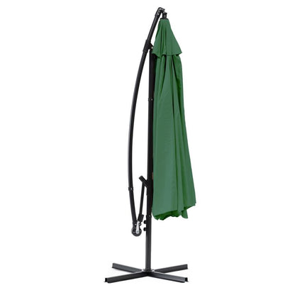 Umbrela de Gradina idealSTORE GreenGarden, Deschidere 300 cm, Pliabila, Cadru Solid, Rezistenta Sporita (UV50+)