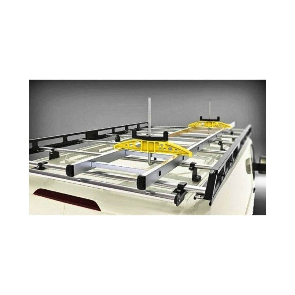 Suport fixare scara auto universal idealSTORE, 2 bucati, blocare cu cheie, montaj pe bare transversale