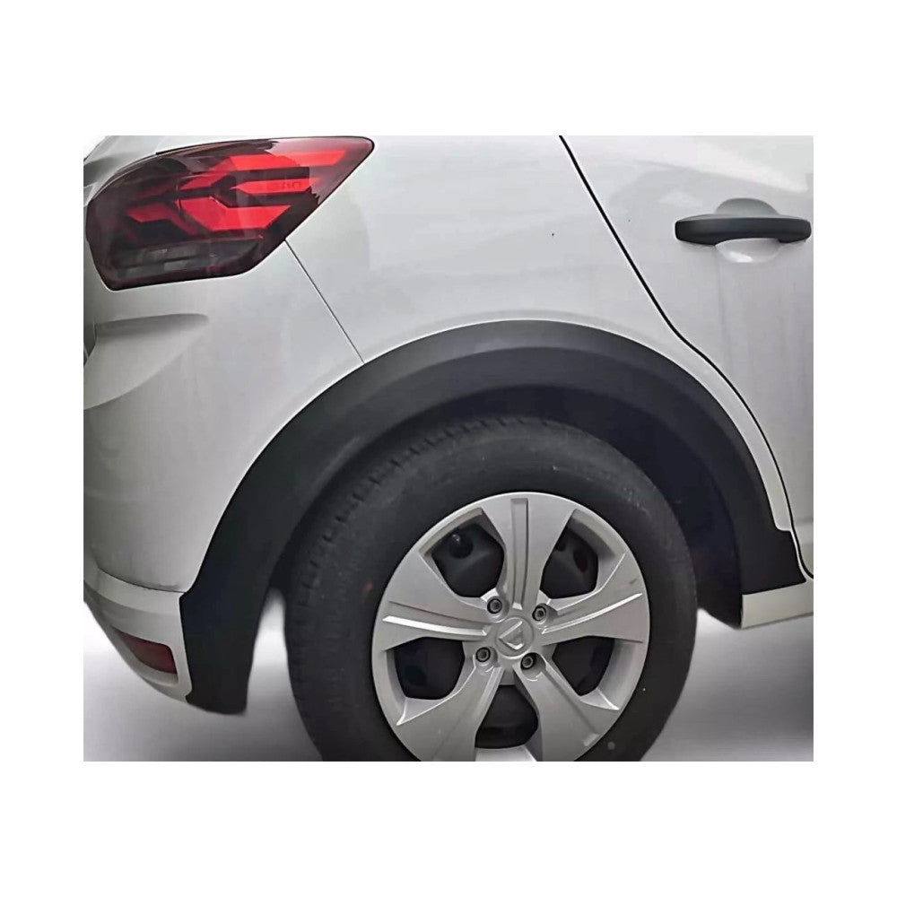 Protectii aripa auto Dacia Sandero Stepway 2021- idealSTORE, ABS, set 4 bucati, montaj adeziv