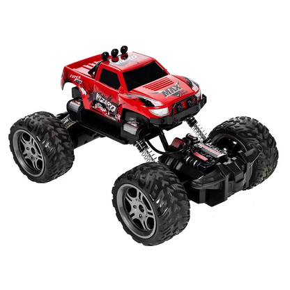Masinuta cu telecomanda Off-Road 1:16 20 km/h idealSTORE, 2.4GHz, roti teren accidentat, rosie