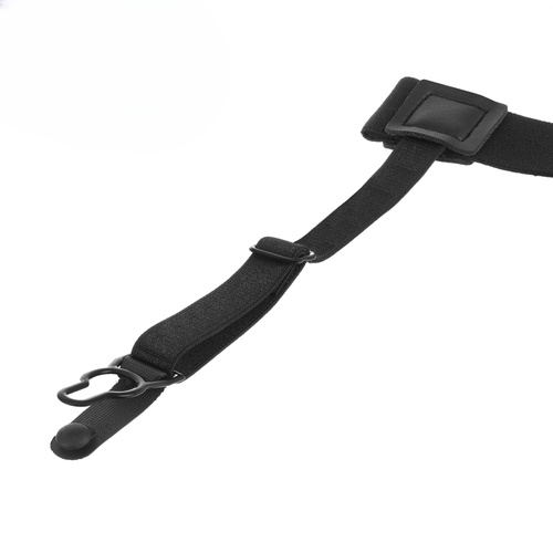 Bretele suport camasa idealSTORE reglabile, elastice antialunecare, prindere sigura, negru