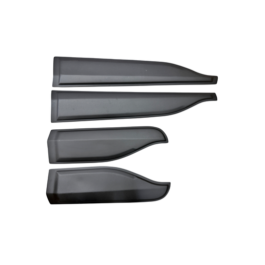 Protectii bandouri usa auto Dacia Sandero Stepway 2021- idealSTORE, ABS, set 4 bucati, montaj adeziv