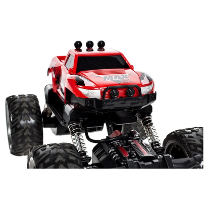 Masinuta cu telecomanda Off-Road 1:16 20 km/h idealSTORE, 2.4GHz, roti teren accidentat, rosie