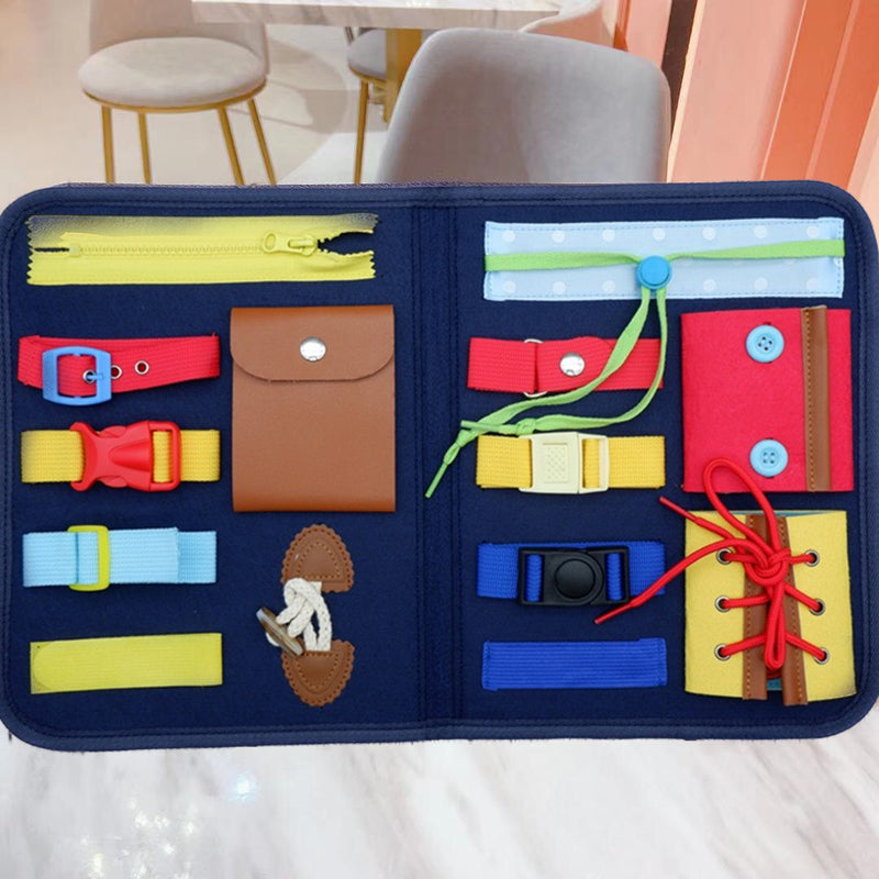 Joc interactiv montessori, Portabil, 1-3 ani, Multicolor