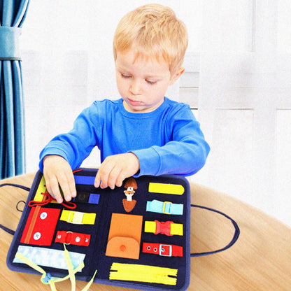 Joc interactiv montessori, Portabil, 1-3 ani, Multicolor