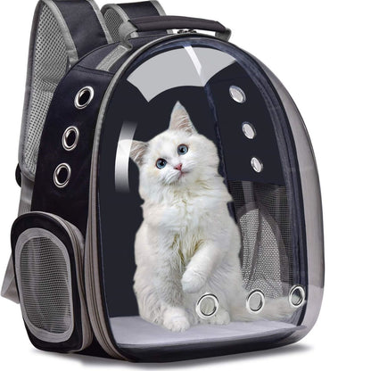 Rucsac transport animale talie mica IdealSTORE ventilatie transparent