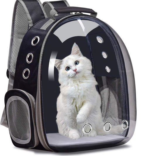 Rucsac transport animale talie mica IdealSTORE ventilatie transparent