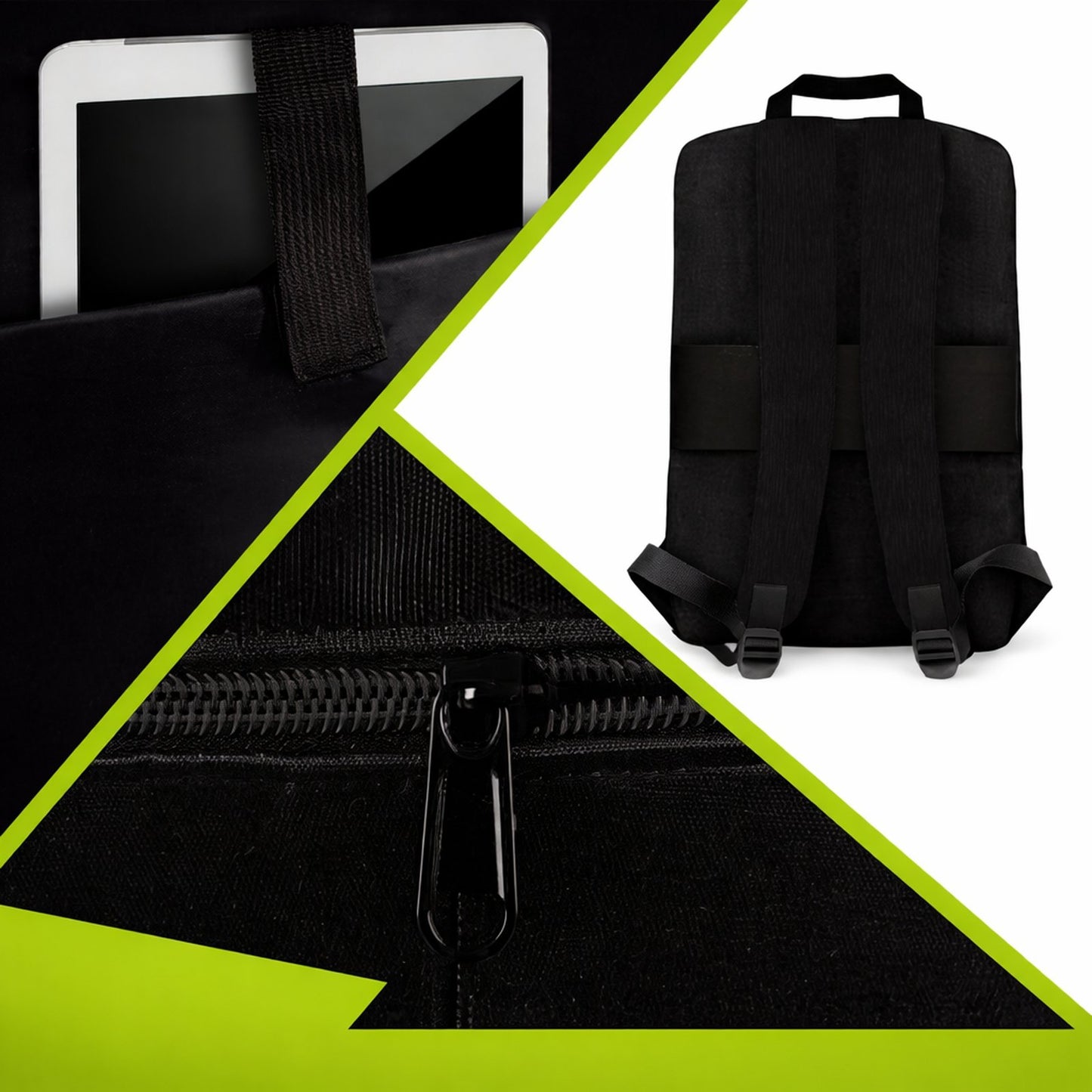 Rucsac Travel Backpack idealSTORE 40x25x20 cm 20L Bagaj Mana Avion Spatios Negru