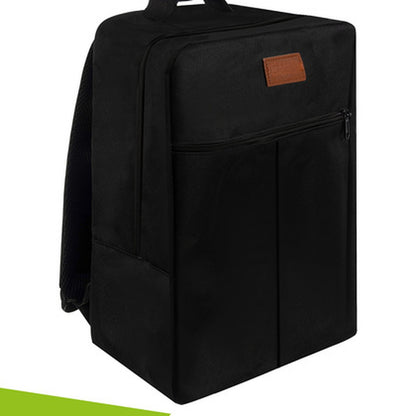 Rucsac Travel Backpack idealSTORE 40x25x20 cm 20L Bagaj Mana Avion Spatios Negru