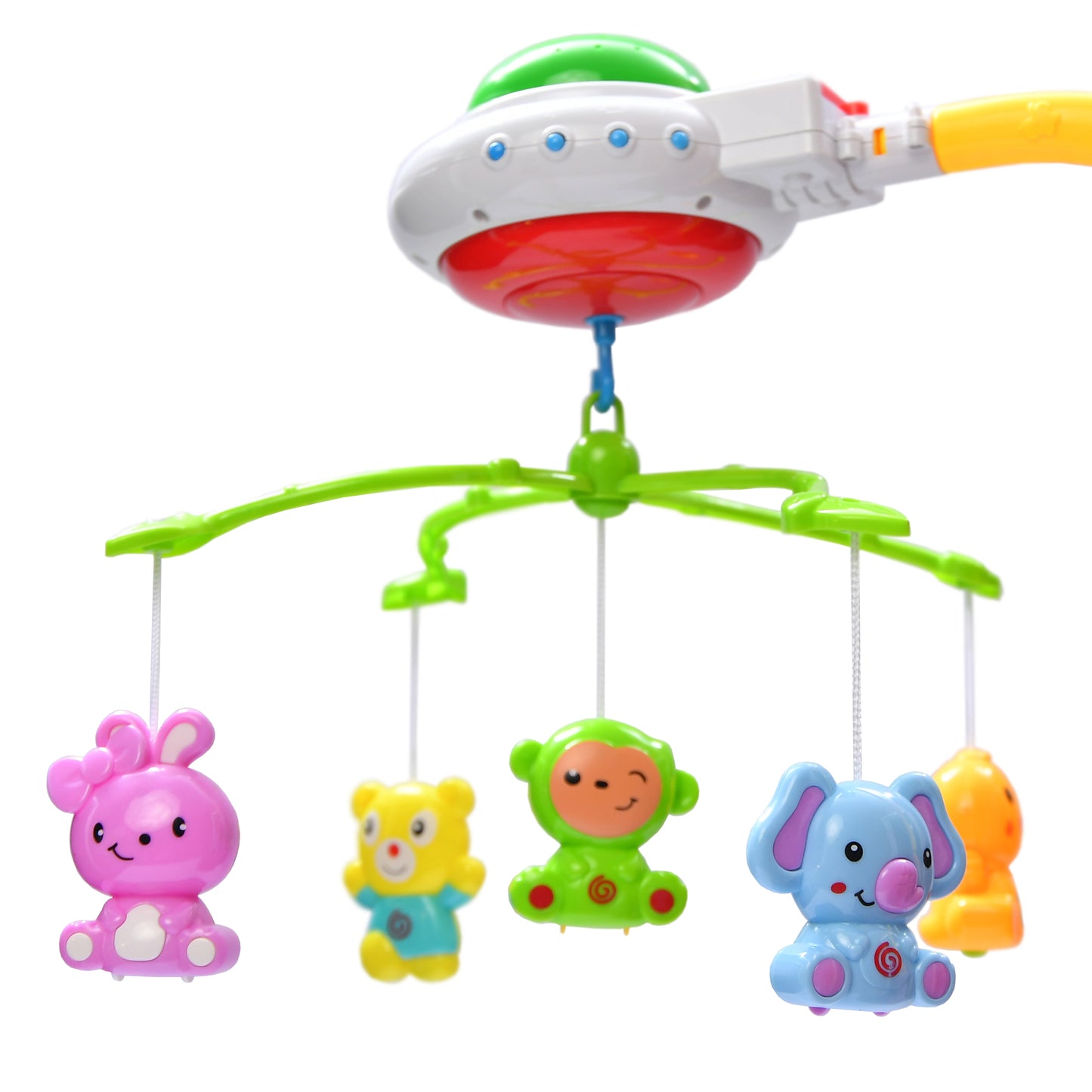 Carusel Muzical cu Proiectii calde de diferite Culori cu prindere Patut Bebelus, Crib Bell 917, multicolor