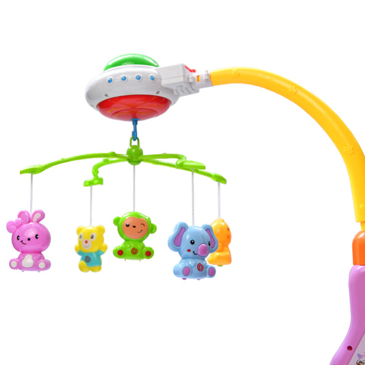 Carusel Muzical cu Proiectii calde de diferite Culori cu prindere Patut Bebelus, Crib Bell 917, multicolor