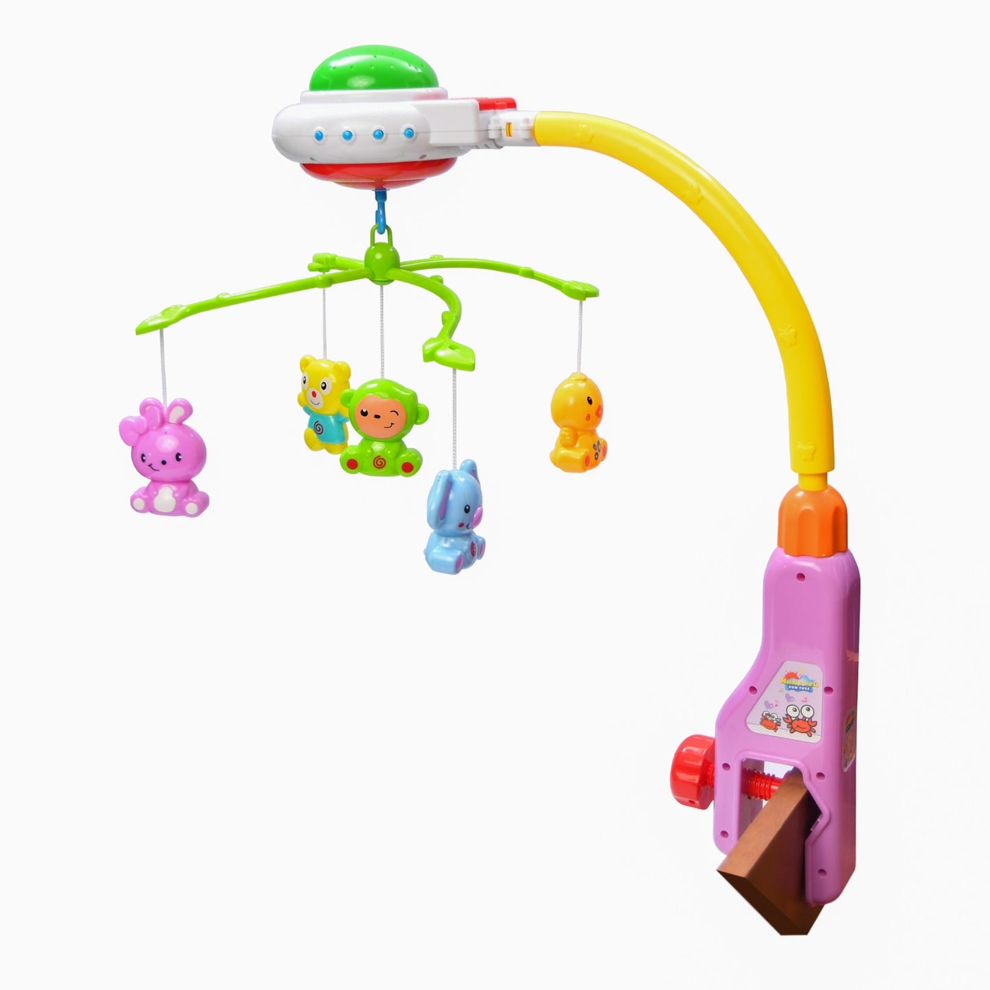 Carusel Muzical cu Proiectii calde de diferite Culori cu prindere Patut Bebelus, Crib Bell 917, multicolor