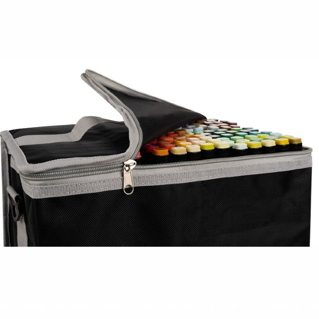 Set 168 carioci profesionale CLASStitude, 2 capete subtire si gros, geanta depozitare, cerneala pe baza de alcool, varf dublu, Multicolor