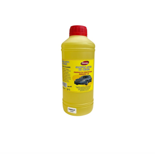 Sampon auto idealSTORE cu ceara 1L, Curata si lasa un strat protector de ceara