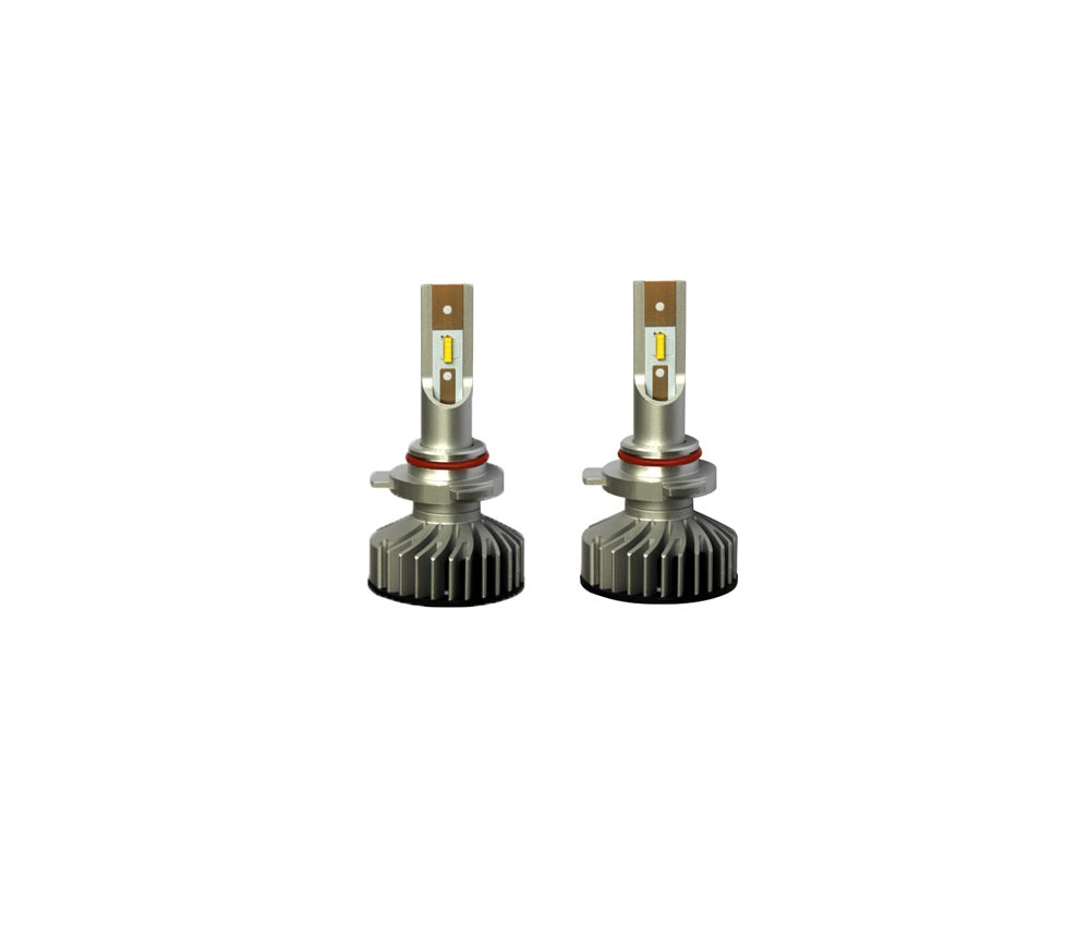 Set bec LED IDL HB4 cu chip LED F2, Fara eroare de bec ars, Putere: 30W - 4800 lumeni, 6000k, Voltaj: 12-24V
