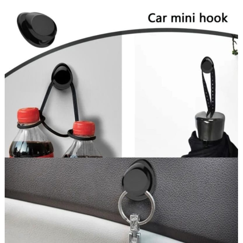 Set Carlige de Agatare Cabluri idealStore, Autoadezive, Montare Usoare, Fixare Sigura si Durabila, Design Compact, Potrivit Pentru Orice Tip de Masina