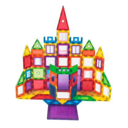 Set Inteligent de constructie MAGNETIC  idealSTORE,Include 106 piese Multicolore