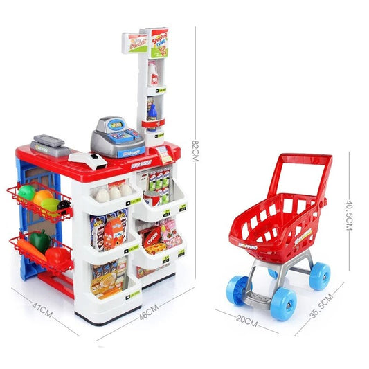 Set de joaca supermarket ElektroStator, 32 piese, Multicolor