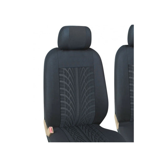 Set Huse 2+1 Autobuz- Duba, Rezistente in Timp, Anti-alunecare, Respirabil, Culoare Negru, Fabricat din Materiale de Inalta Calitate