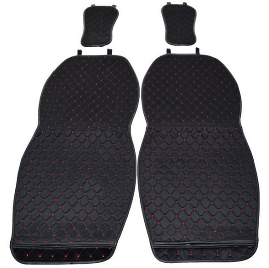 Set Huse idealSTORE Scaune Fata + Spate, Confort, Rezistente in Timp, Anti-alunecare, Respirabil, Culoare Negru