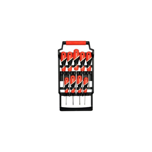 Set Surubelnite Profesionale idealSTORE, Contine 9 Piese, Tija Rezistenta la Coroziune, Varfuri Intarite, Surubelnite Plate Si Cruce, Utilizare Universala