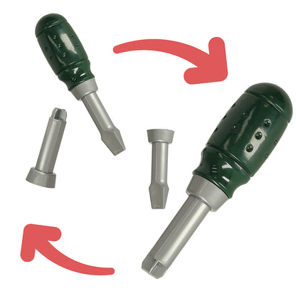 Set unelte si rucsac pentru copii, Ramiz, Verde