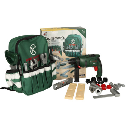 Set unelte si rucsac pentru copii, Ramiz, Verde