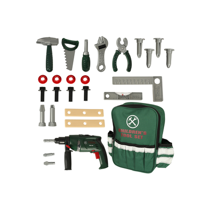 Set unelte si rucsac pentru copii, Ramiz, Verde