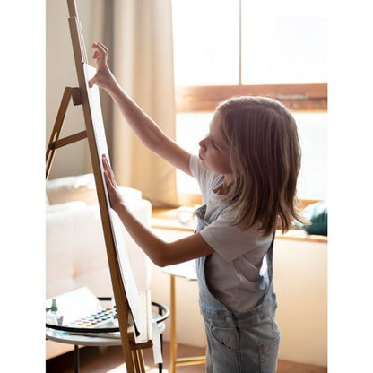 Sevalet pictura din lemn idealSTORE pliabil cu reglare inaltime 152.5 x 54 x 57 cm