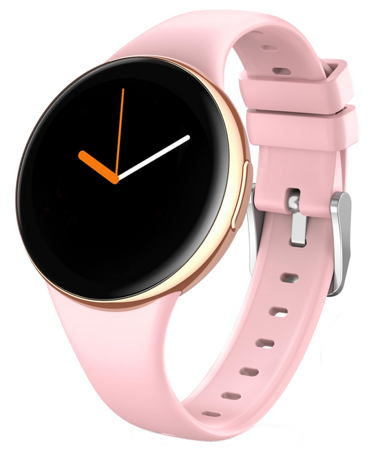 Smartwach idealSTORE UltraTHIN, AMOLED, Ultra Subtire, Notificari apeluri, Monitorizare Fitness, Somn, Sedentarism, Ecran Personalizat, Ritm Cardiac si Oxigen, Notificari Aplicatii Sociale, Culoare Gold