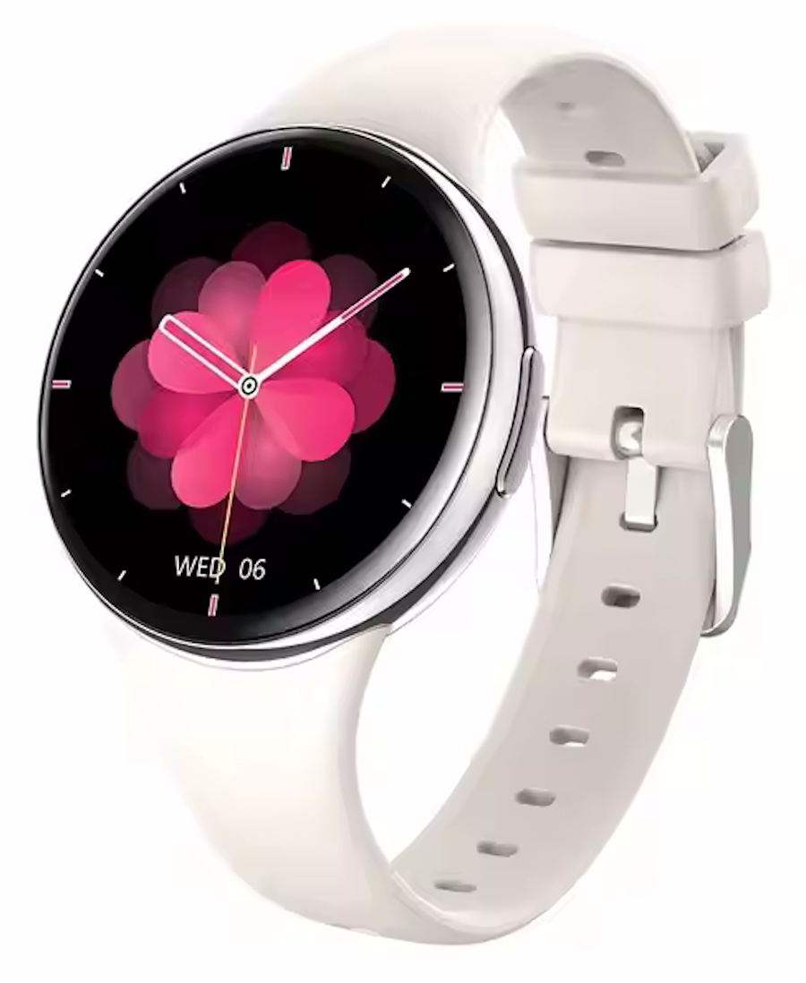 Smartwach idealSTORE UltraTHIN, AMOLED, Ultra Subtire, Notificari apeluri, Monitorizare Fitness, Somn, Sedentarism, Ecran Personalizat, Ritm Cardiac si Oxigen, Notificari Aplicatii Sociale, Culoare Argintiu