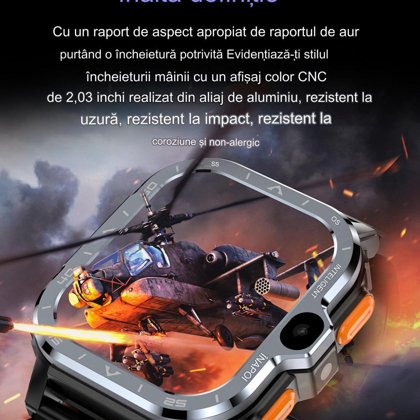 Smartwatch idealSTORE All in One cu SIM GPS Camera Duala HD NFC 16GB