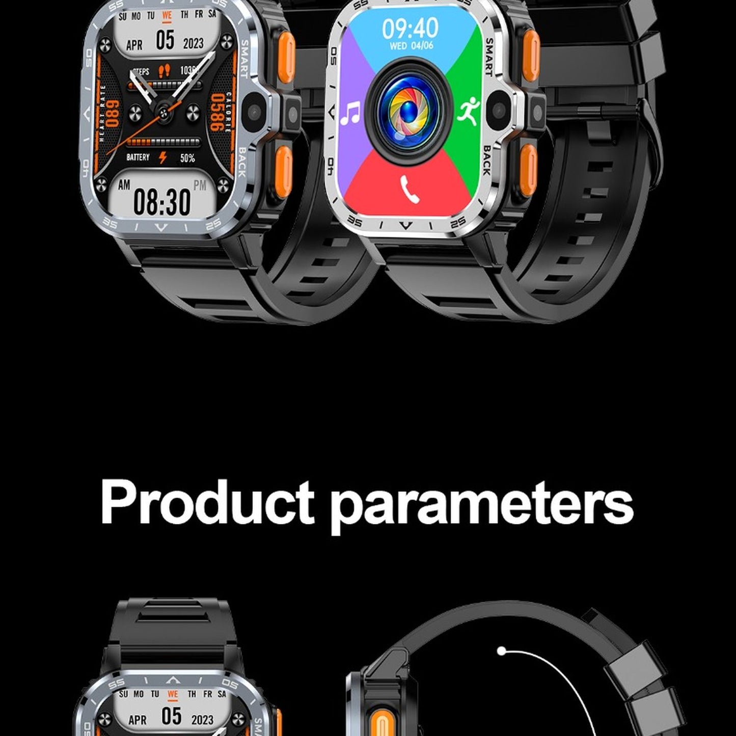 Smartwatch idealSTORE All in One cu SIM GPS Camera Duala HD NFC 16GB