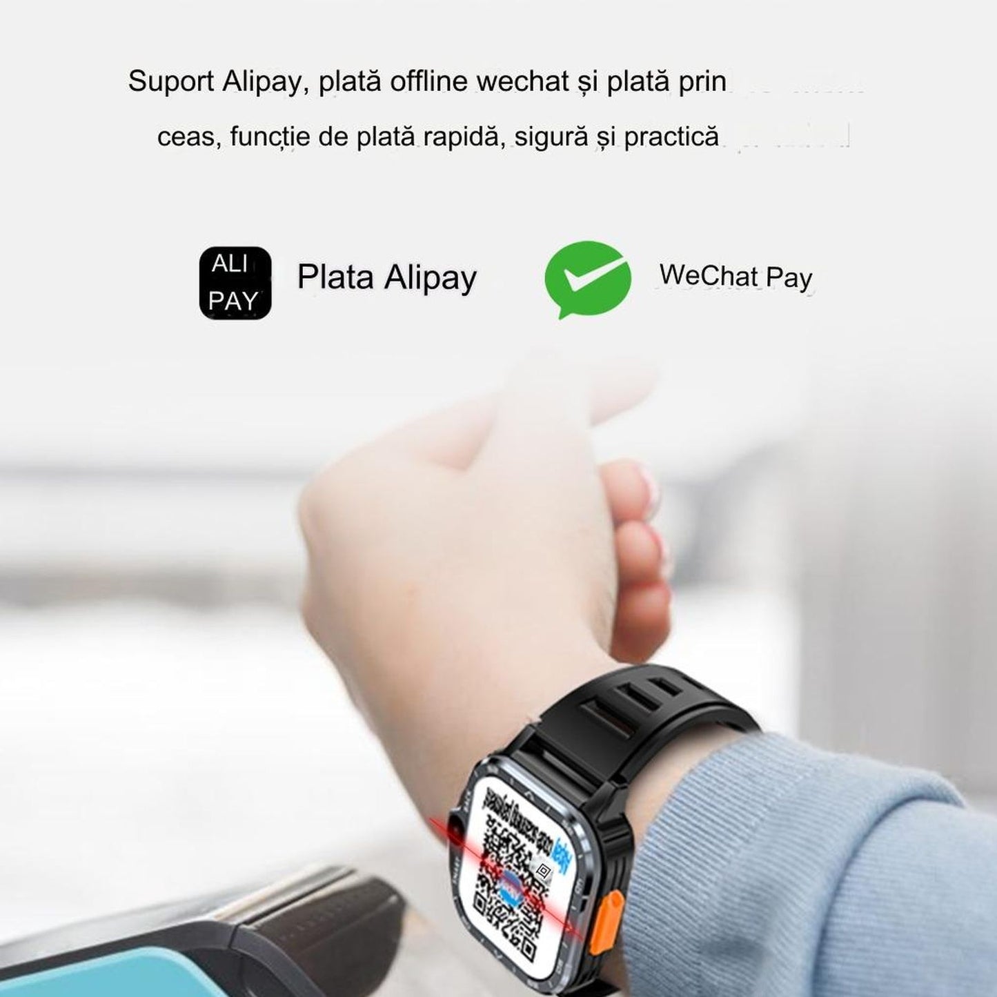 Smartwatch idealSTORE All in One cu SIM GPS Camera Duala HD NFC 16GB