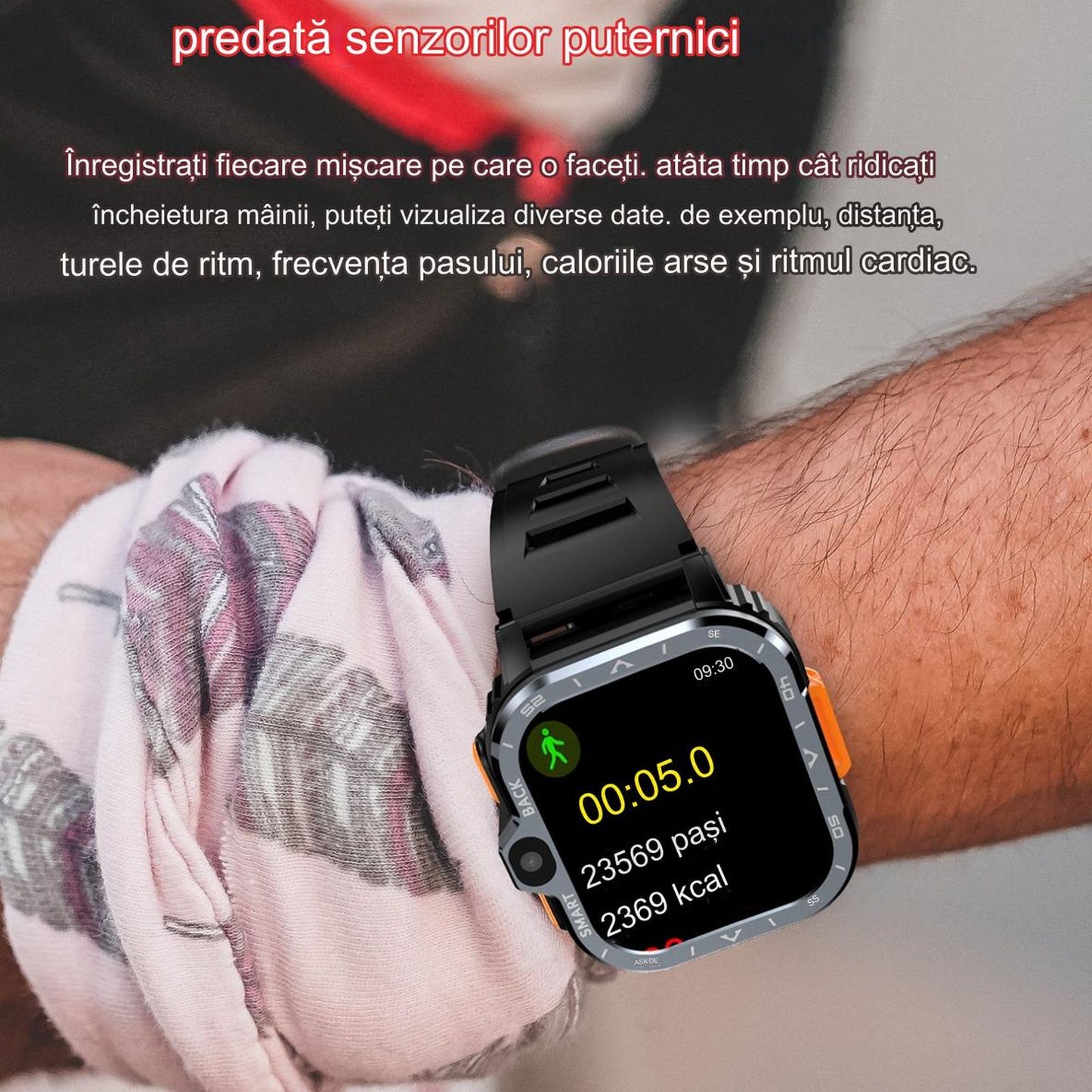 Smartwatch idealSTORE All in One cu SIM GPS Camera Duala HD NFC 16GB