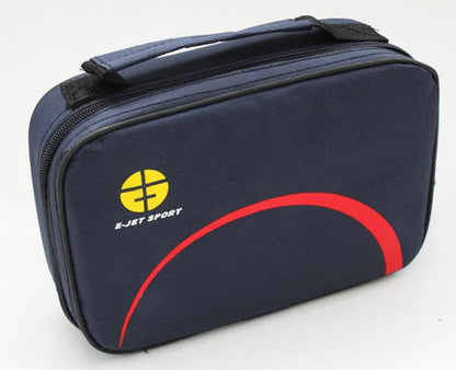 Joc Petanque cu 6 bile metal, pentru 2 echipe, cu geanta transport, E-Jet Sport, Argintiu