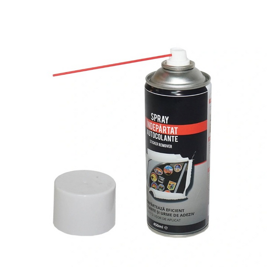 Spray Indepartat Autocolante idealSTORE, 450 ml, Ajuta la Indepartarea Benzilor adezive si Etichetelor