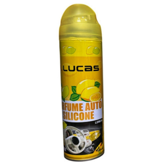 Spray siliconic pentru bord parfumat 220ml intretinere si luciu HL, Contine filtru UV, Proprietati antifungice, Esenta Lamaie