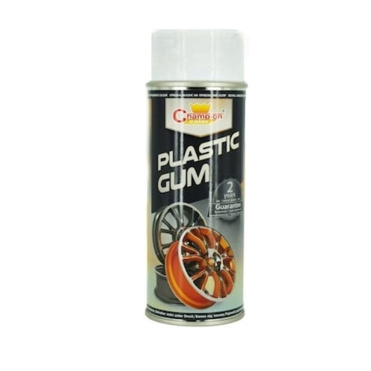 Spray vopsea Cauciucata CHAMPION idealSTORE, Profesional, culoare Alb, Aderenta Excelenta, Universal de inalta Calitate