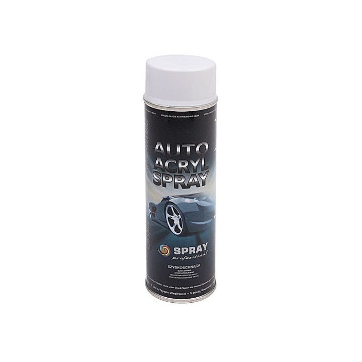 Spray Vopsea Profesional idealSTORE, Culoare Alb Lucios Pur, Capacitate 500ml, Aderenta Excelenta pe Multiple Suprafete