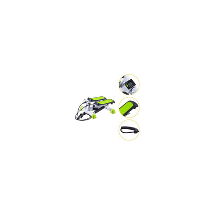 Stepper Reglabil idealSTORE cu Corzi si Calculator 5 Functii, Sistem Twist, Intensitate Ajustabila, Max 120 kg