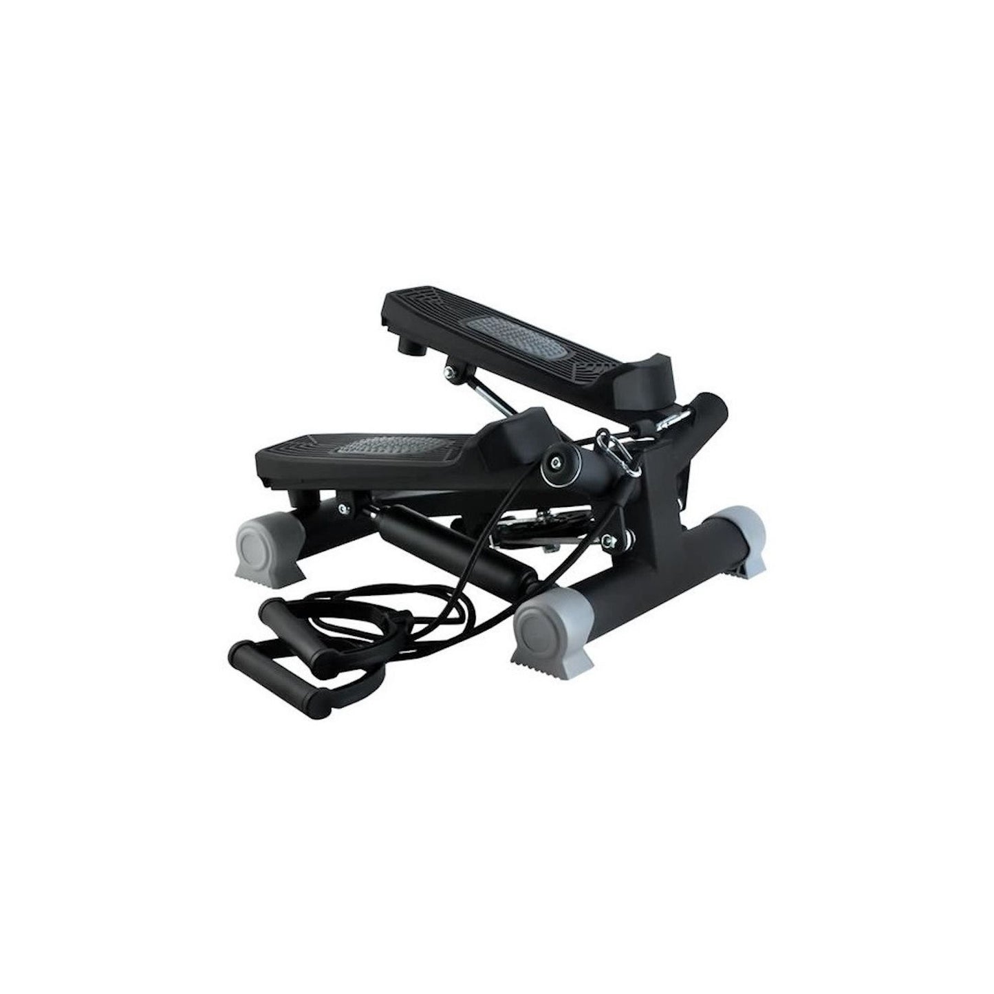 Stepper reglabil cu corzi pentru fitness IDEALSTORE Black Edition