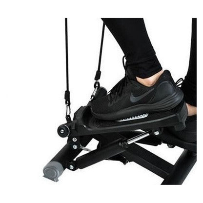 Stepper reglabil cu corzi pentru fitness IDEALSTORE Black Edition