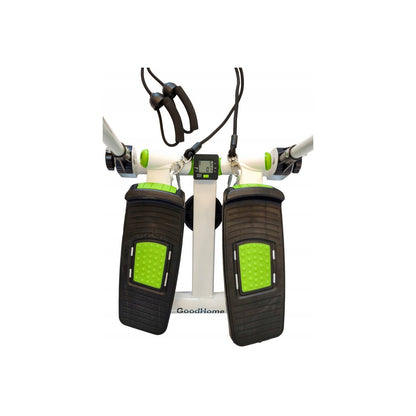 Stepper Reglabil idealSTORE cu Manere Antiderapante si Corzi Elastice, Sistem Twist, Calculator 5 Functii
