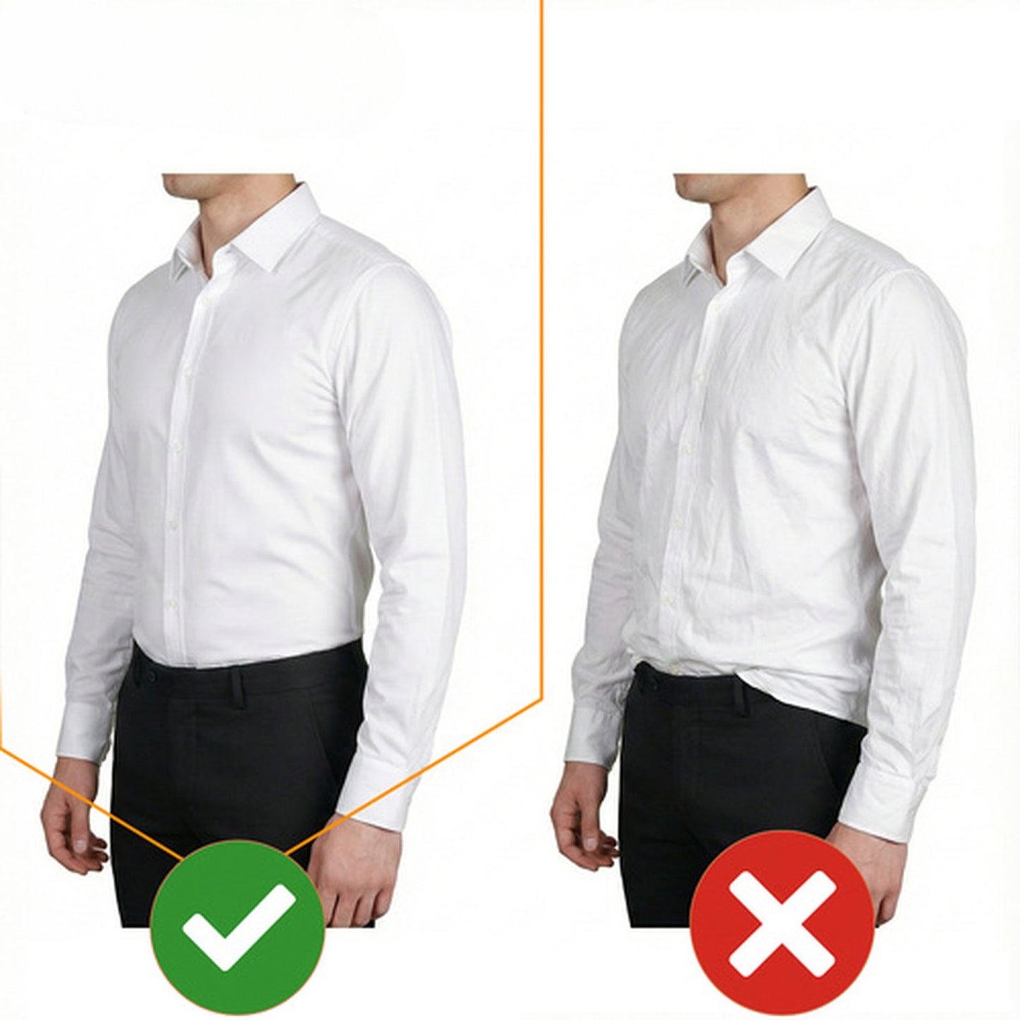 Bretele suport camasa idealSTORE reglabile, elastice antialunecare, prindere sigura, negru
