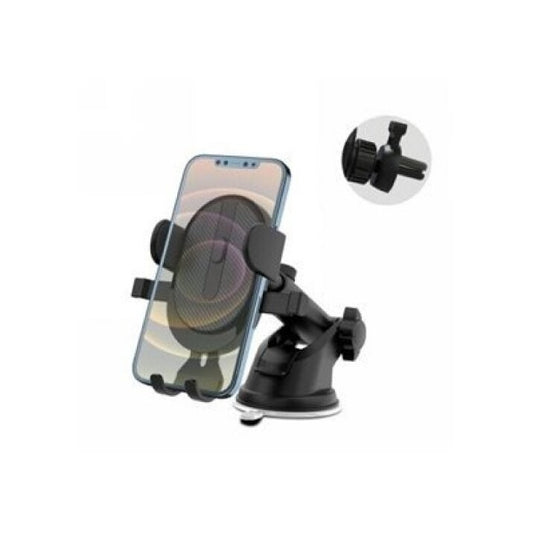 Suport Telefon Premium 2 in 1 idealSTORE, Prindere Ventuza+Grila, Universal