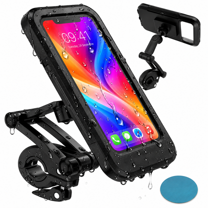 Suport Telefon Bicicleta idealSTORE Impermeabil cu Rotire 360 si Fixare pe Ghidon